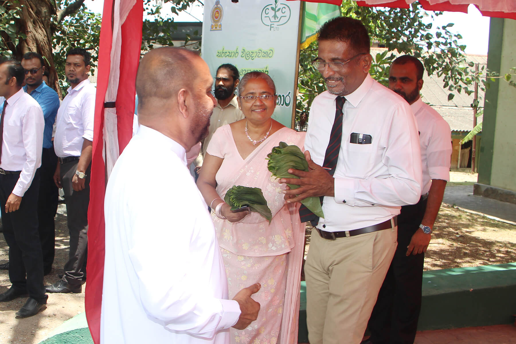 Hon. Minister  and  Hon. State Minister CCF Office Visit
